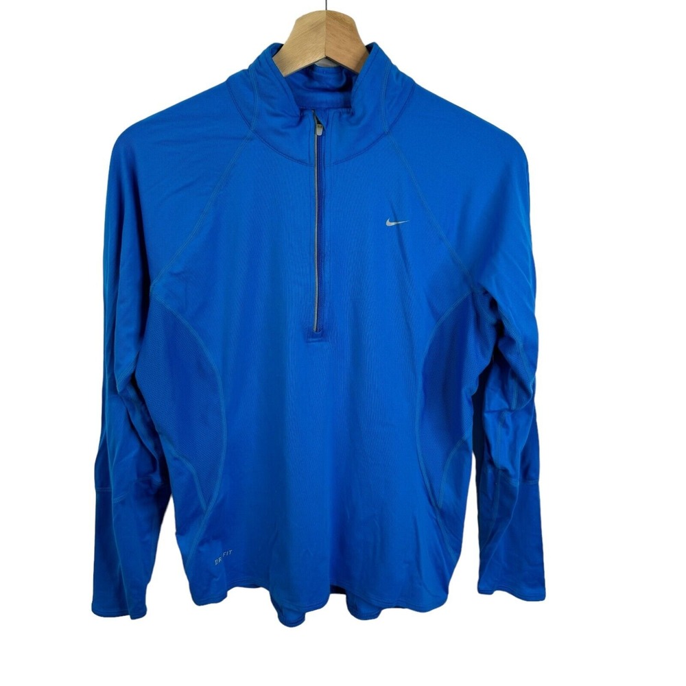 Nike Blue Half-Zip Performance Pullover